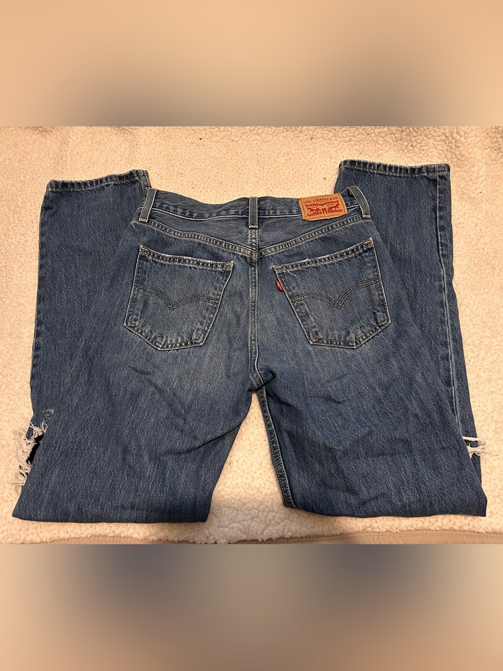 Levi's | Low Pro Straight Jeans - Distressed